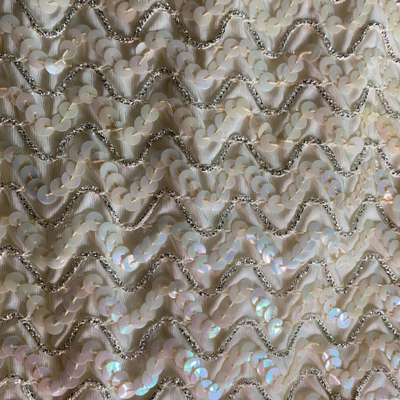 Vintage 1960s cropped iridescent sequin top - Picture 4 of 4